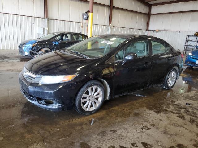 2HGFB2F94CH540460 - 2012 HONDA CIVIC EXL BLACK photo 1