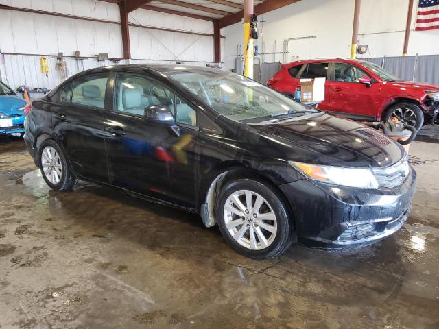 2HGFB2F94CH540460 - 2012 HONDA CIVIC EXL BLACK photo 4