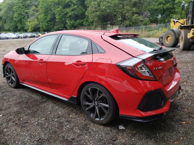SHHFK7H47JU303766 - 2018 HONDA CIVIC SPORT წითელი ფოტო 2