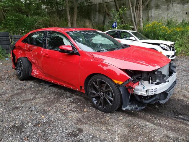 SHHFK7H47JU303766 - 2018 HONDA CIVIC SPORT წითელი ფოტო 4