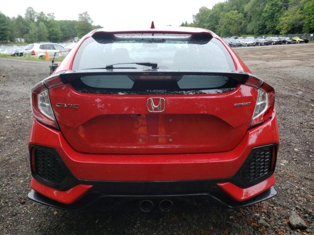 SHHFK7H47JU303766 - 2018 HONDA CIVIC SPORT წითელი ფოტო 6