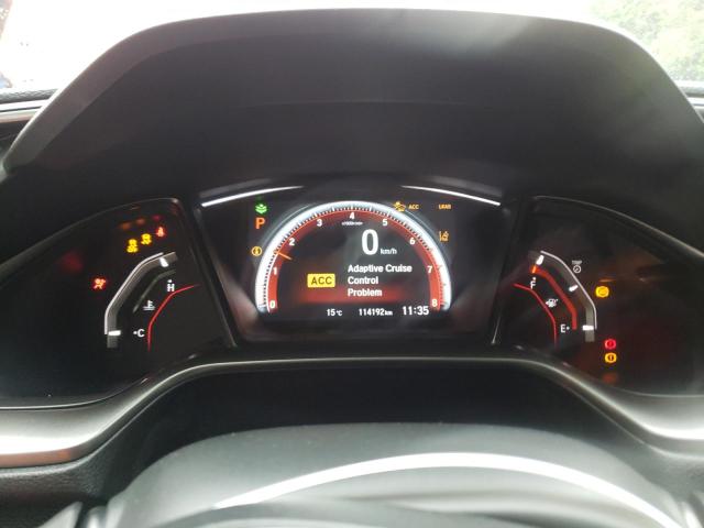 SHHFK7H47JU303766 - 2018 HONDA CIVIC SPORT წითელი ფოტო 9