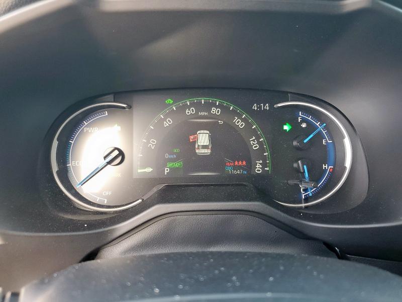 2T3LWRFV2SW263219 - 2025 TOYOTA RAV4 LE ნაცრისფერი ფოტო 9