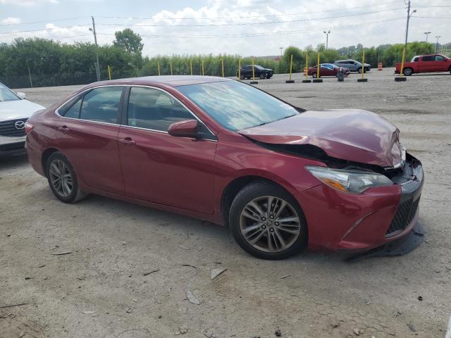 4T1BF1FK1FU928810 - 2015 TOYOTA CAMRY LE BURGUNDY photo 4