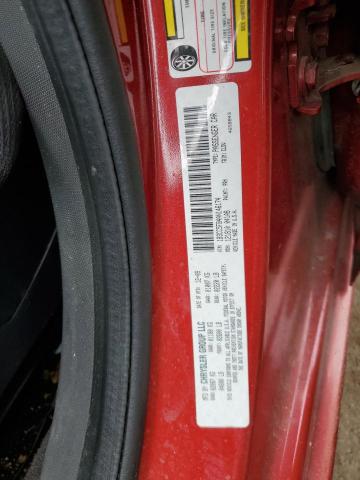 1B3CC5FB4AN146174 - 2010 DODGE AVENGER R/T RED photo 12