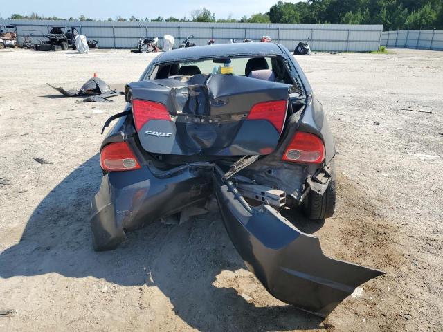 2HGFA16838H506361 - 2008 HONDA CIVIC EX GRAY photo 6