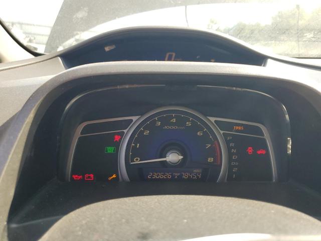 2HGFA16838H506361 - 2008 HONDA CIVIC EX GRAY photo 9