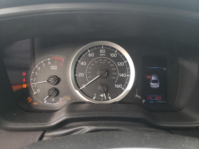 JTDEPMAEXNJ225191 - 2022 TOYOTA COROLLA LE GRAY photo 9