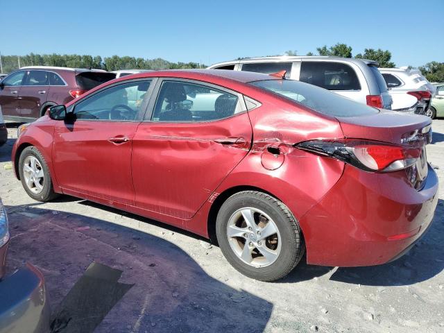 5NPDH4AEXEH513875 - 2014 HYUNDAI ELANTRA SE RED photo 2