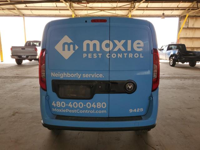 ZFBHRFBB9L6S19425 - 2020 RAM PROMASTER SLT BLUE photo 6