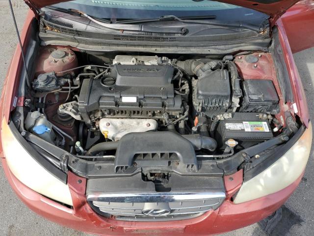 KMHDU46D88U405112 - 2008 HYUNDAI ELANTRA GLS MAROON photo 11