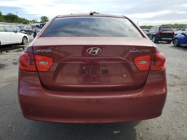 KMHDU46D88U405112 - 2008 HYUNDAI ELANTRA GLS MAROON photo 6