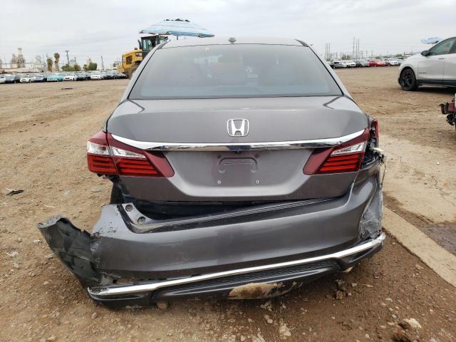 1HGCR2F83GA219102 - 2016 HONDA ACCORD EXL GRAY photo 6