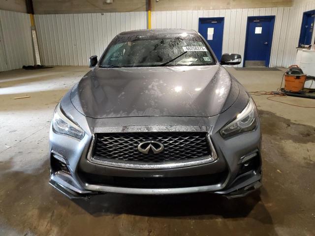 JN1FV7AR6KM800656 - 2019 INFINITI Q50 RED SPORT 400 GRAY photo 5