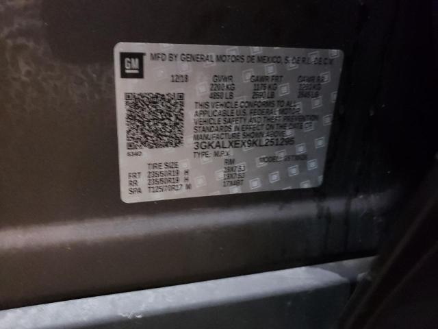 3GKALXEX9KL251295 - 2019 GMC TERRAIN DENALI CHARCOAL photo 13