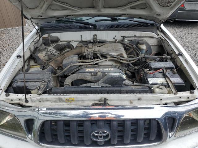 5TEGN92N84Z375623 - 2004 TOYOTA TACOMA DOUBLE CAB PRERUNNER WHITE photo 11