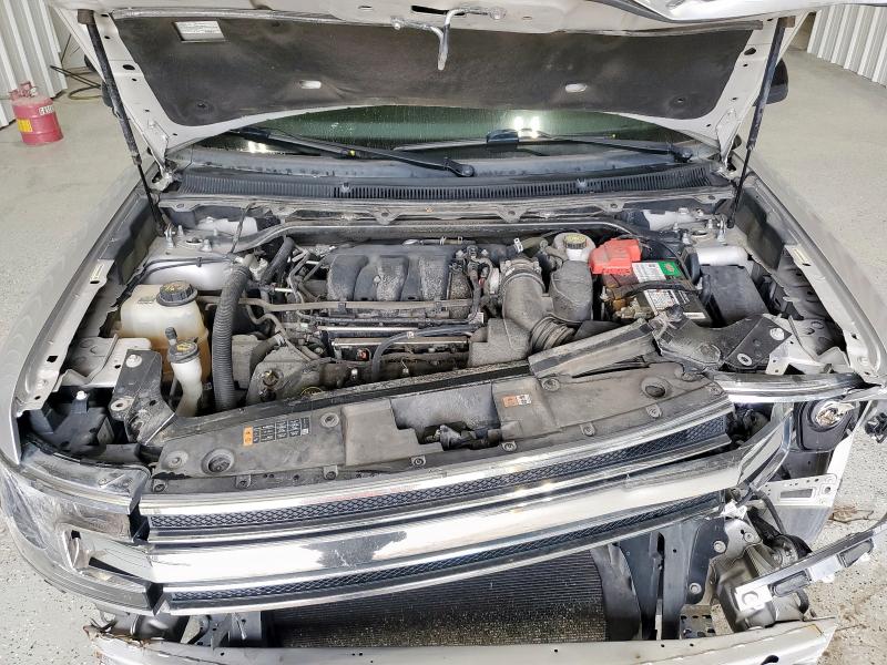 2FMHK6C86KBA15472 - 2019 FORD FLEX SEL SILVER photo 12