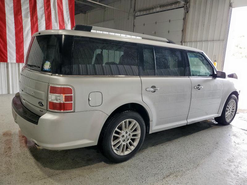 2FMHK6C86KBA15472 - 2019 FORD FLEX SEL SILVER photo 3