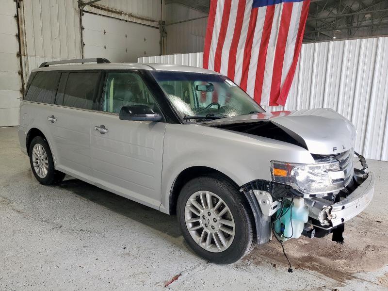 2FMHK6C86KBA15472 - 2019 FORD FLEX SEL SILVER photo 4
