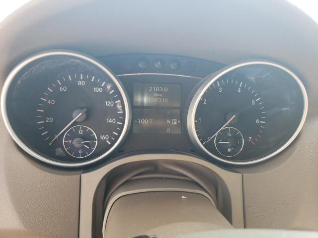 4JGBB8GBXBA644400 - 2011 MERCEDES-BENZ ML 350 4MATIC WHITE photo 9