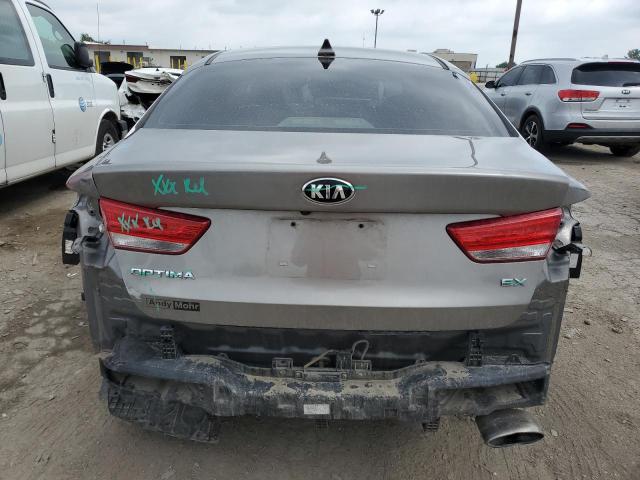 5XXGU4L39GG089723 - 2016 KIA OPTIMA EX SILVER photo 6
