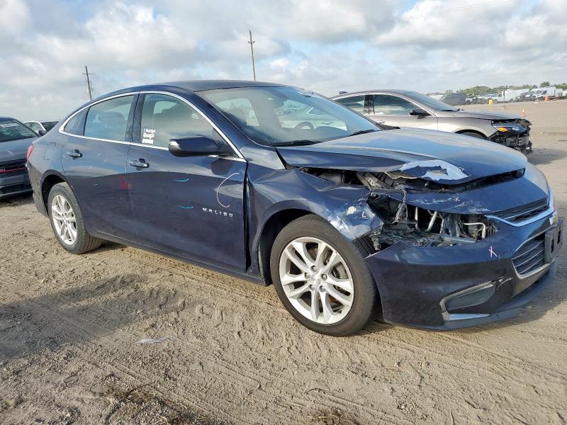 1G1ZE5ST8GF228406 - 2016 CHEVROLET MALIBU LT GRAY photo 4