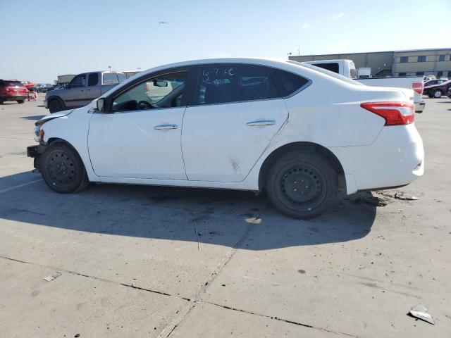 3N1AB7AP6HY309480 - 2017 NISSAN SENTRA S WHITE photo 2