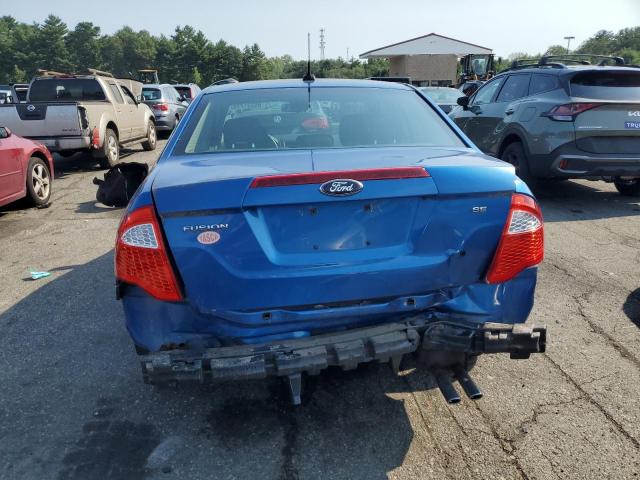 3FAHP0HA4CR386119 - 2012 FORD FUSION SE BLUE photo 6