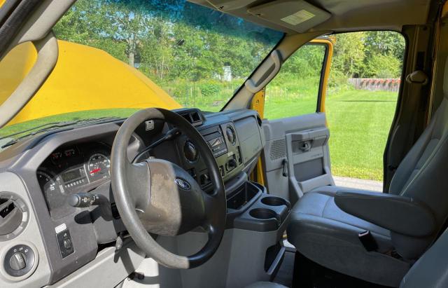 1FDWE3FS5CDA53744 - 2012 FORD ECONOLINE E350 SUPER DUTY CUTAWAY VAN YELLOW photo 9