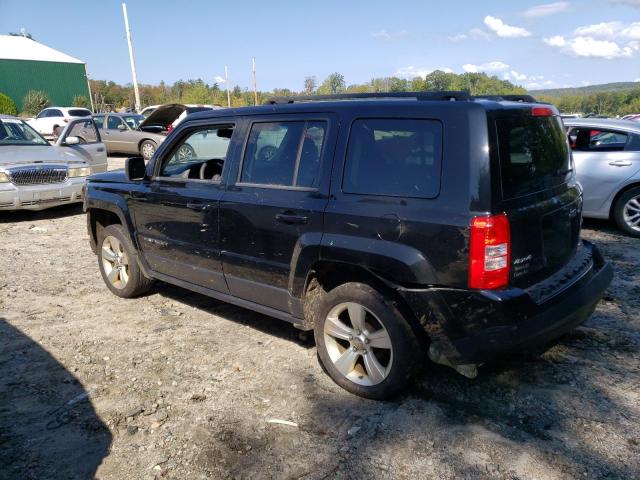 1C4NJRFB1ED644588 - 2014 JEEP PATRIOT LATITUDE BLACK photo 2