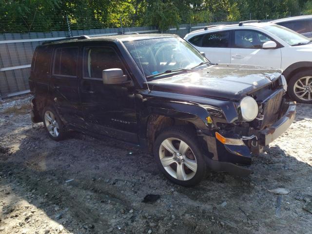 1C4NJRFB1ED644588 - 2014 JEEP PATRIOT LATITUDE BLACK photo 4