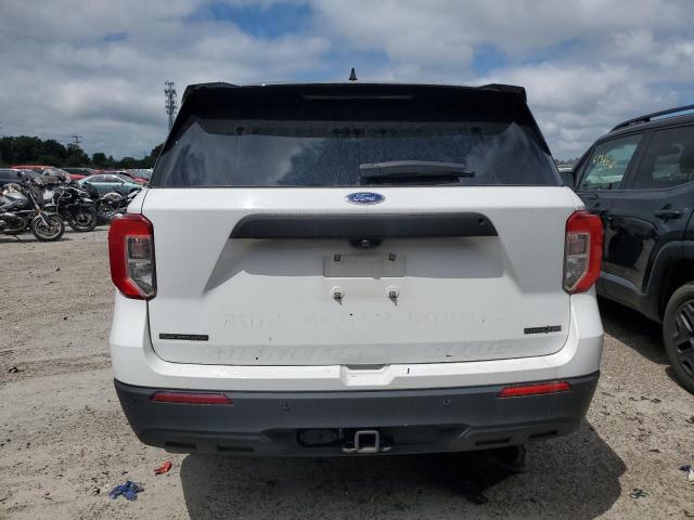 1FM5K8AB8LGA18350 - 2020 FORD EXPLORER POLICE INTERCEPTOR أبيض صورة 6