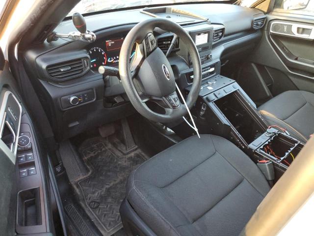 1FM5K8AB8LGA18350 - 2020 FORD EXPLORER POLICE INTERCEPTOR أبيض صورة 8