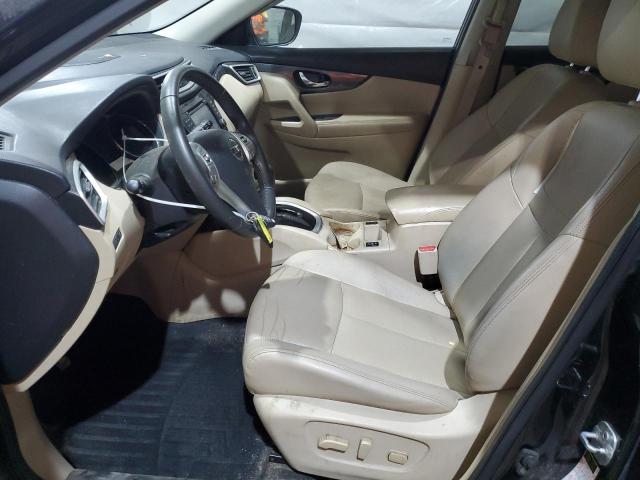 KNMAT2MV2GP727591 - 2016 NISSAN ROGUE S BLACK photo 7