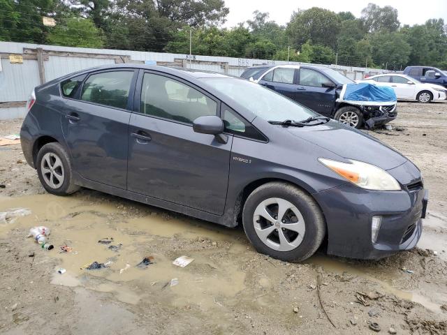 JTDKN3DU9F0399833 - 2015 TOYOTA PRIUS ნაცრისფერი ფოტო 4