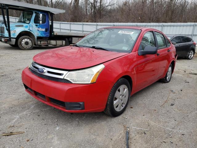 1FAHP34N78W280049 - 2008 FORD FOCUS S/SE RED photo 1