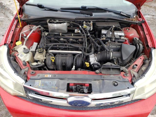 1FAHP34N78W280049 - 2008 FORD FOCUS S/SE RED photo 11