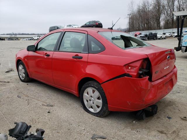 1FAHP34N78W280049 - 2008 FORD FOCUS S/SE RED photo 2