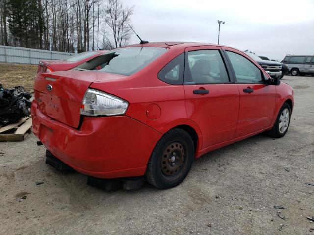 1FAHP34N78W280049 - 2008 FORD FOCUS S/SE RED photo 3