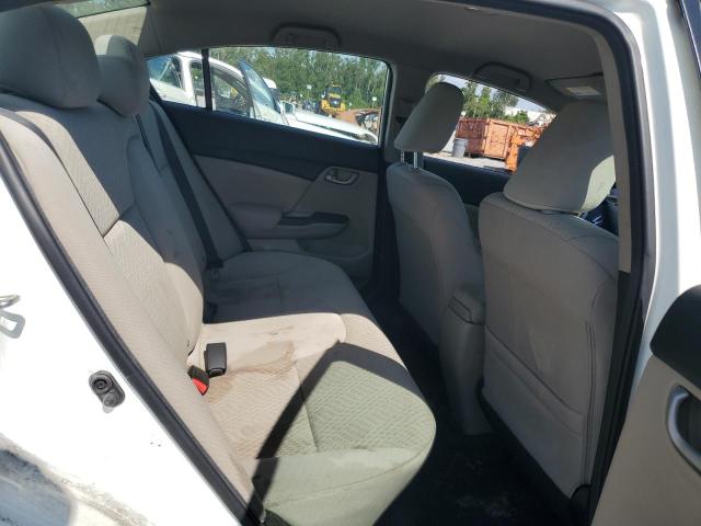 19XFB2F50EE024705 - 2014 HONDA CIVIC LX WHITE photo 10