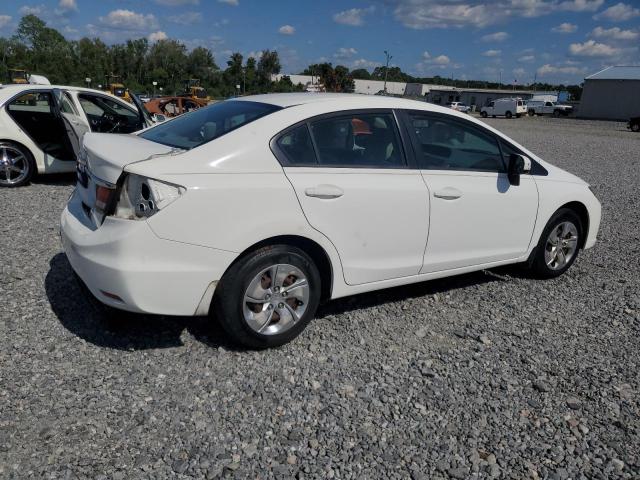 19XFB2F50EE024705 - 2014 HONDA CIVIC LX WHITE photo 3