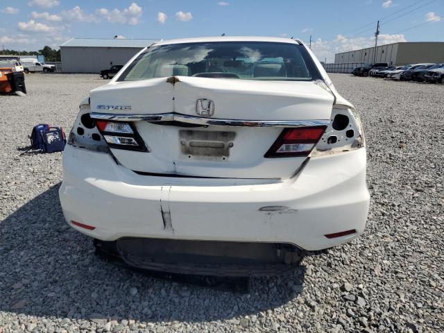 19XFB2F50EE024705 - 2014 HONDA CIVIC LX WHITE photo 6