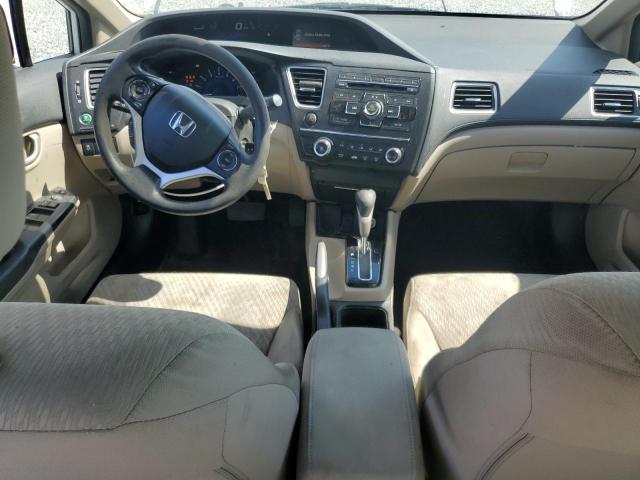 19XFB2F50EE024705 - 2014 HONDA CIVIC LX WHITE photo 8