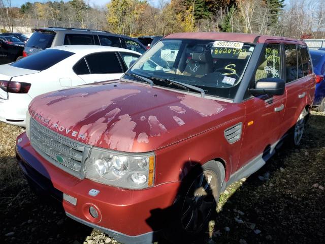 SALSK25458A168337 - 2008 LAND ROVER RANGE ROVE HSE RED photo 2