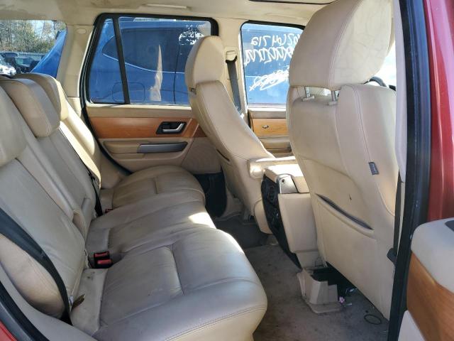 SALSK25458A168337 - 2008 LAND ROVER RANGE ROVE HSE RED photo 6