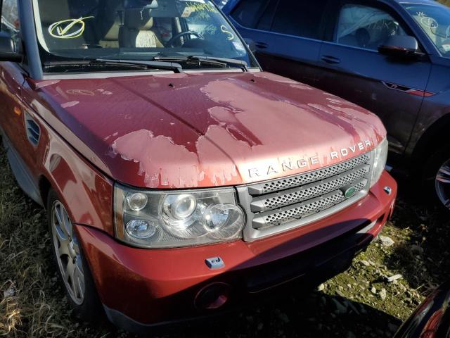 SALSK25458A168337 - 2008 LAND ROVER RANGE ROVE HSE RED photo 9