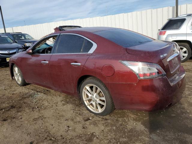 1N4AA5AP5CC847874 - 2012 NISSAN MAXIMA S MAROON photo 2