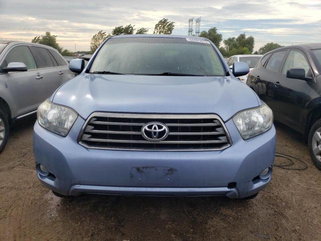 JTEES43A282041057 - 2008 TOYOTA HIGHLANDER SPORT BLUE photo 5