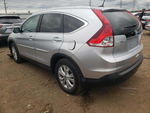 2HKRM4H70DH608033 - 2013 HONDA CR-V EXL SILVER photo 2