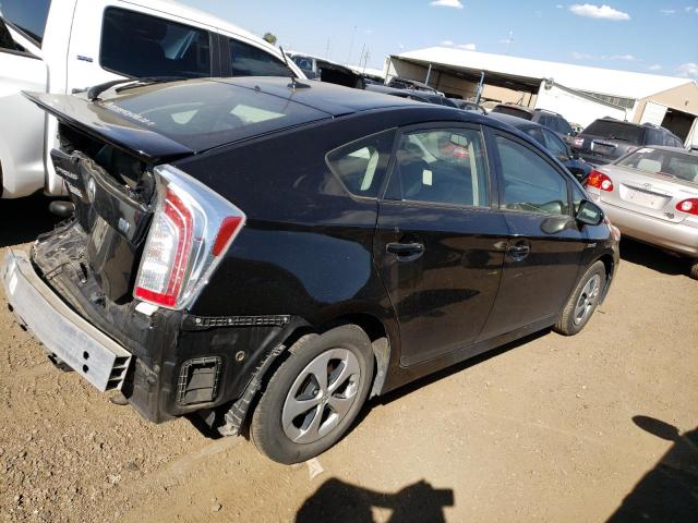 JTDKN3DU6D5668466 - 2013 TOYOTA PRIUS BLACK photo 3